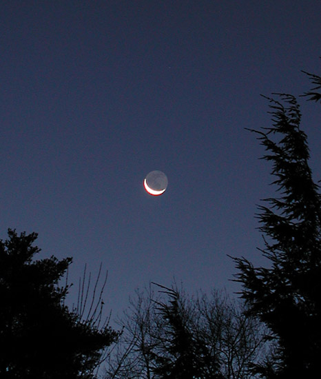 Waning Crescent Moon, 10 November 2004